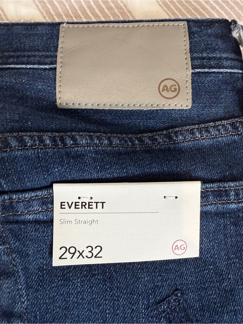 AG Adriano Goldschmied Everett Slim Straight Jeans Men 29x32 Thin Denim NWT - Picture 10 of 11